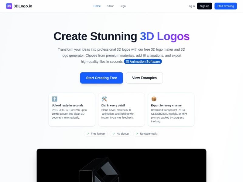 3DLogo.io