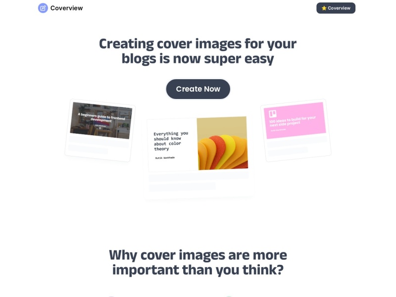 Coverview
