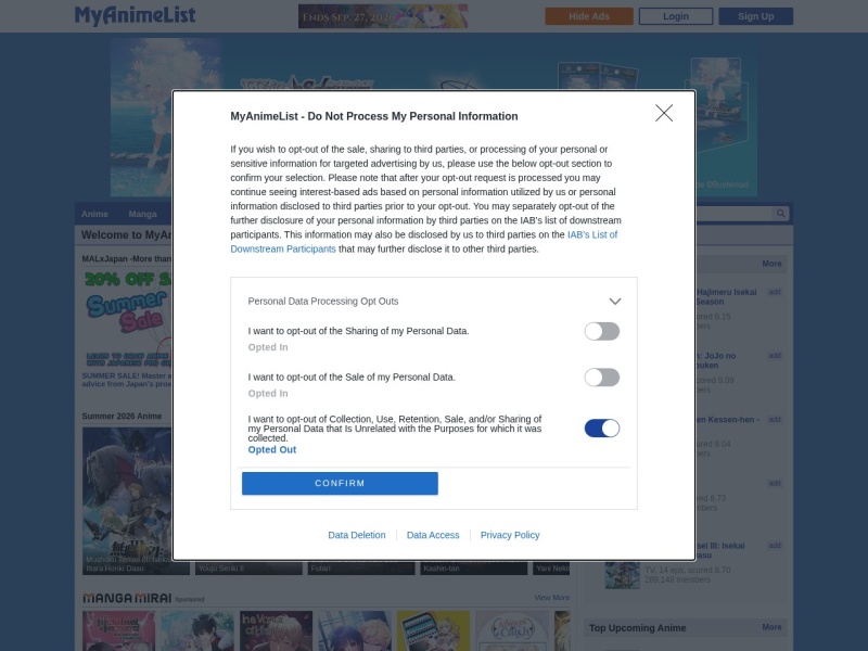 MyAnimeList.net