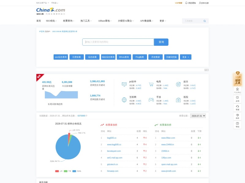 站长之家SEO综合查询