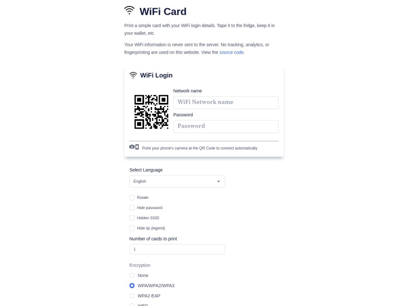 WiFi连接卡(wificard)