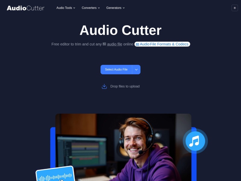AudioCutter在线音频剪辑器