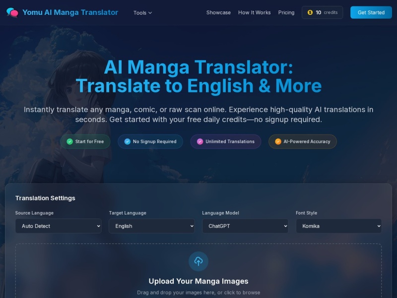 AI Manga Translator
